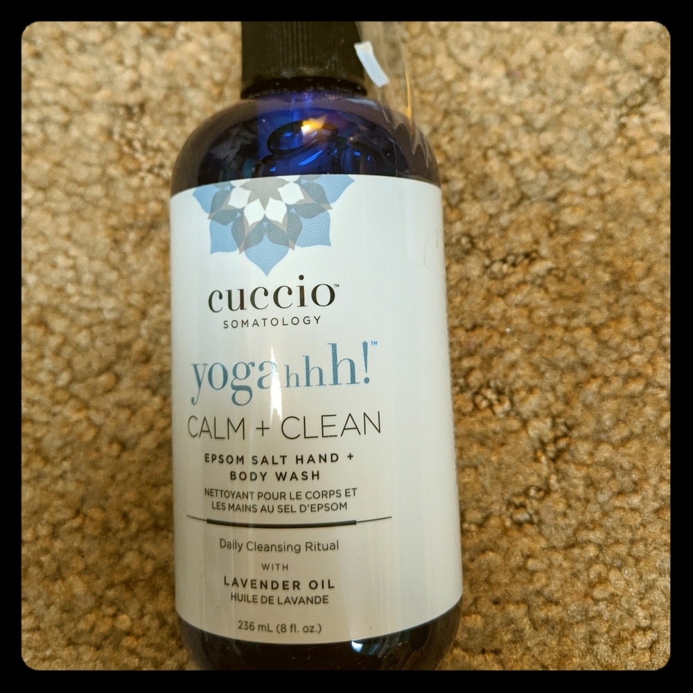 Cuccio calm + clean lavender body + hand wash